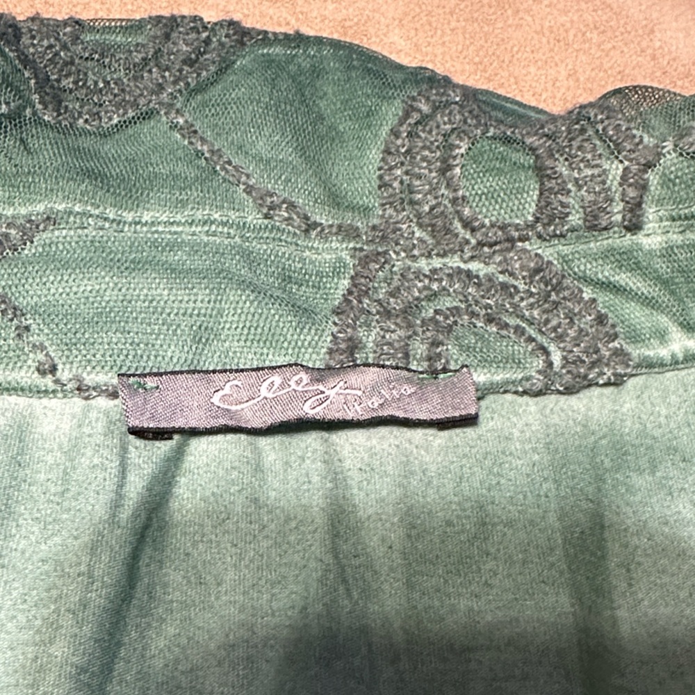 Green Boho style women’s blazer Jacket - Picture 9 of 15